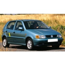 Trendexa Vw Polo Hatchback 1994-1999 Sağ Arka Kapı Orta Çıtası, Siyah 6N4853754A