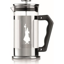 Trendexa Preziosa French Press, Yaklaşık 350 ml Kapasiteli, 18/10 Paslanmaz Çelik Gövde, Borosilikat Cam Sürahi, Paslanmaz Çelik Filtre Sistemi