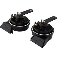 Trendexa Korna TE22 Set; 12V, 110DB(A), 400Hz-500Hz, Yüksek Ses/düşük Ses, Elektrikli, Ece Onaylı, Gövde Rengi: Siyah, Yassı Soket Bağlantısı, Miktar: 2 Fanfare
