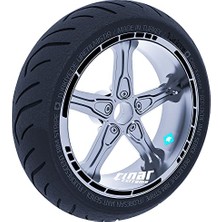 Trendexa Moto Gp Stili Jant Şeridi Sticker Reflektif, Floresan, Özel Renkler Jet Siyah