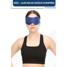 Trendexa Termojel Göz Maskesi; Soğuk & Sıcak Kompres, Kumaş Kaplamalı, Ayarlanabilir Bantlı, Göz Yorgunluğu & Migren Için, Yeniden Kullanılabilir