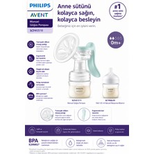 Philips Avent Essential Manuel Göğüs Pompası Biberon Hediyeli Başlıklı