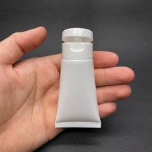 Trendexa Beyaz Boş Krem Tüpü 30 Ml, Fliptop Kapaklı Merhem Tüpü, Beyaz Lipgloss Tüp 30 ml x 3 Adet