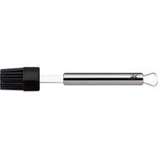 Trendexa Profi Plus Silikon Hamur Fırçası; 20 Cm, Cromargan® Yüksek Kaliteli Yarı Mat Paslanmaz Çelik, Silikon Kıl, 200°C'YE Kadar Isıya Dayanıklı, Bulaşık Makinesinde Yıkanabilir