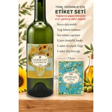 İyi Fikirler Van Gogh Temalı Yağdanlık Şişeleri Için Etiket Seti Ayçiçek ve Zeytinyağı