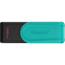 Trendexa Datatraveler Exodia S 128GB USB 3.2 Gen 1 USB Tip A Bellek, Siyah-Turkuaz