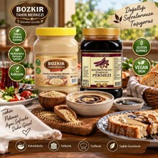 Hakbur Bozkır Yöresel Bozkır Tahin Merkezi Geleneksel Taş Değirmen Beyaz Tahin 935 gr - Keçiboynuzu Pekmezi 950 gr