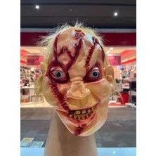 Trendexa Halloween Chucky Maskesi, Korku Maskesi, Cadılar Bayramı Aksesuarı, Çaki Maskesi