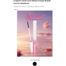 Trendexa K-Spirit Twist Curl Metal Fırçalı Kirpik Kıvırıcı Maskara Siyah