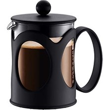 Trendexa Kenya French Press, Siyah, 0,5 L, Kalıcı Paslanmaz Çelik Filtre
