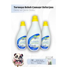 Trendexa Bebek Çamaşır Deterjanı 1000 ml x 3 ve Pamuk