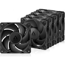 Trendexa P12 Pro Pst - 5'li Paket - Güçlü Premium Fan, Y-Kablo Ayırıcılı 120 mm Pwm Fan, 600-3000 Rpm, 0 Rpm <% 5 Pwm, Akışkan Dinamik Rulman, 4-Pin - Siyah