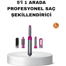 Trendexa 5’i 1 Arada Saç Şekillendirme Seti, Negatif Iyon Teknolojili ve Hızlı Kurutmalı