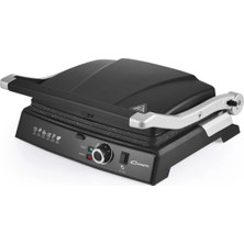 St. Morritz CG-320 Bestost 2000 Watt Izgara ve Tost Makinesi Siyah