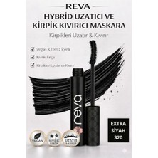 Trendexa Uzatan Hibrit Maskara, Hybrid Length & Curl Mascara Extra Black, No: 320, Vegan Temiz Içerik
