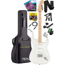 Trendexa RPH-30WH Maple Klavye Strat Kasa Sss Elektro Gitar Seti