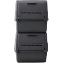 Trendexa Organizer, 2'li Mini Boy Patates Soğan Sepeti Bpa Free Sebzelik Kutu Motek Antrasit 8 L