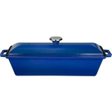 Trendexa Döküm Ekmek Kabı/terrine, 11X29 Cm, Mavi