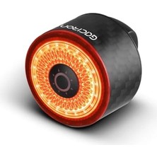 Trendexa LOOP-100 (Karbon) Akıllı Fren Bisiklet Arka Lambası; Karbon Gövde, Ipx6 Su Geçirmez, Usb-C Şarj, 100 Lümen