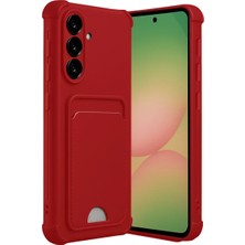 Akıllı Bayi Samsung Galaxy A17 5g Kelvin Kartvizitli Silikon - Kırmızı