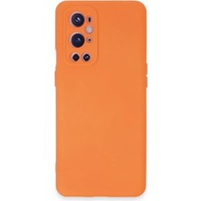 Marsilyan™- One Plus 9 Pro Kılıf Nano Içi Kadife Silikon - Turuncu
