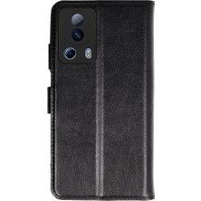 Akıllı Bayi Xiaomi Mi 13 Lite Trend S Plus Kapaklı Telefon Kılıf - Siyah