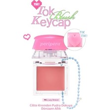 Trendexa Tok Blush Keycap Kremden Pudraya Dönüşen Allık, 19 Lazy Breeze