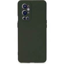 Marsilyan™- One Plus 9 Pro Kılıf Nano Içi Kadife Silikon - Koyu Yeşil