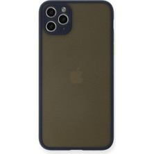 Edntrend Newface Iphone 11 Pro Max Kılıf Montreal Silikon Kapak - Lacivert