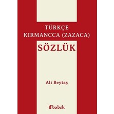 Babek Yayınları Türkçe-Kırmancca (Zazaca) Sözlük
