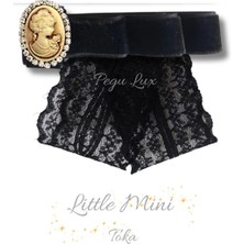Pegu Little Mini Lux Kadife Pens Taşlı Toka 1 Adet ,bayram,kutlama,özel Gün 42