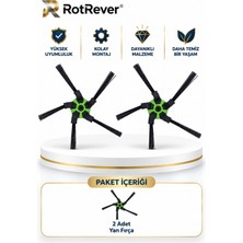 RotRever Irobot S9 / S9+ Robot Süpürge Yan Fırça Yedek Parça Seti 2 Adet