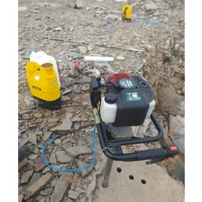 Horasan Makina Hilti Karot Pars Benzinli Karot El Sondaj Makinası Profesyonel Susturuculu