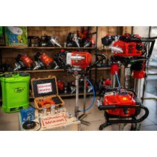Horasan Makina Hilti Karot Benzinli Karot El Sondaj Şanzuman Garatilidir 5,5 Hp Horasan 5 Metre Set Full