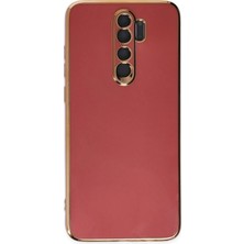 Edntrend Newface Xiaomi Redmi Note 8 Pro Kılıf Volet Silikon - Kırmızı