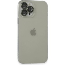 Marsilyan™- Apple Iphone 13 Pro Max Kılıf Luko Lens Silikon - Yeşil