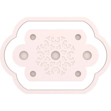 Motifpiyer Hazır Spotlu Tavan Paneli Lina Rectangle-Modern LED Uyumlu Tavan Göbeği/Mono Dış Çitalı