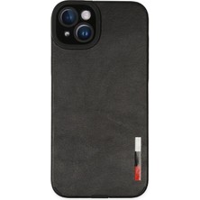 Marsilyan™- Apple Iphone 14 Plus Kılıf Loop Deri Silikon - Siyah