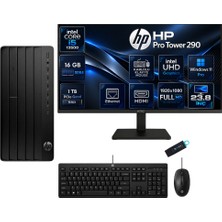 Hp Pro Tower 290 G9 Intel Core I5-13500 16 GB Ddr4 1 Tb SSD Intel UHD Graphics 770 23.8'' Full Hd IPS Windows 11 Pro Masaüstü Bilgisayar + Monitör 623Y0ETRNP02