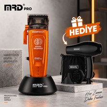 Mrd HC90 Turuncu Özel Renk Profesyonel Saç Sakal Tıraş Makinesi Hediyeli Paket