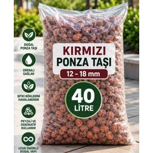 Stone Vera Ponza Taşı 40 Litre 12-18 mm Doğal Volkanik Taş Saksı Drenaj Peyzaj Dekorasyon