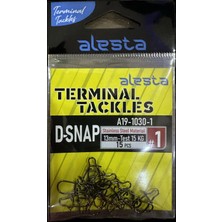 Alesta D-Snap Paslanmaz Çelik Snap No 1 ( 15 kg Çeker)