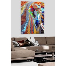 Talya Tablo At Kanvas Tablosu. Renkli, Dekoratif, Salon ve Ofisler Için Soyut, Atatürk, Manzara Duvar Panoları 60X40 NO-4783