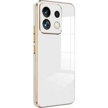 Pileli Store Xiaomi Poco M6 Pro 4g Kılıf Volet Silikon - Beyaz