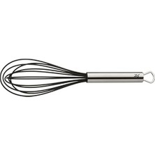 Kazan Hobi Silikon Telli Çırpıcı, 25 Cm, Cromargan® Mat Paslanmaz Çelik, 200°C'YE Kadar Isıya Dayanıklı, Bulaşık Makinesinde Yıkanabilir