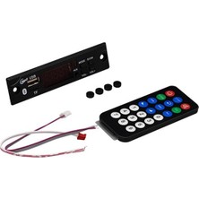 Store M517 Oto Teyp Dijital Player Board Usb/aux/sd/fm/bluetooth Kumandalı Mikrofonsuz Çevirici (12V-500MA)