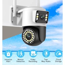 4mp Yoosee Çift Lens Ip Kamera - Wıfı Açık Otomatik Izleme, Su Geçirmez Kablosuz Güvenlik Ev Kamerası, Renkli Gece Görüş