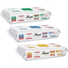 Kazan Hobi Easy Clean Beyaz Sabun, Çamaşır Suyu, Arap Sabunu, Mop Uyumlu Yer Temizlik Havlusu 3 x 50