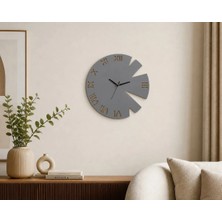Bozkurt Cnc Modern Kesim Şık Duvar Saati %100 Mdf