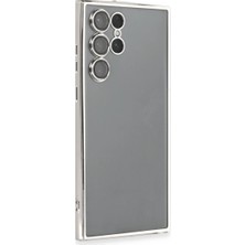 Store Samsung Galaxy S22 Ultra Kılıf Razer Lensli Silikon - Gümüş